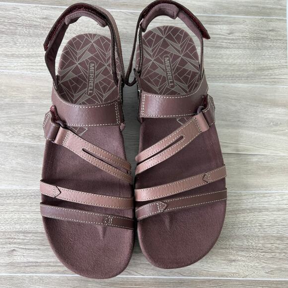 Merrell Sandspur Rose Convertible Sandals - Leather Sz 10 - Picture 2 of 7